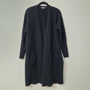 Saks Fifth Avenue Black Open Cardigan